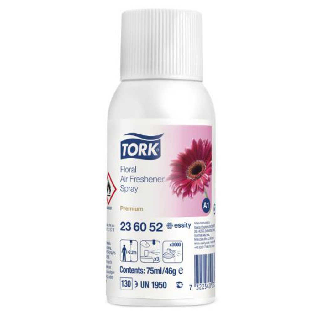 TORK AIRFRESHENER AEROSOL FLORAL 75ML #236052
