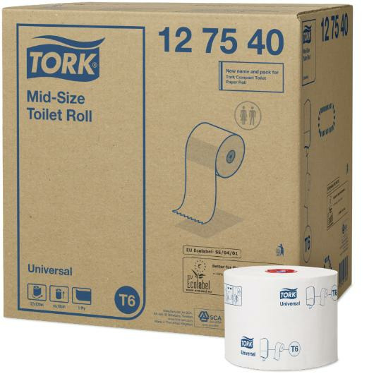TORK UNIV TOILET PAPER COMP ROLL (27ROL)#127540