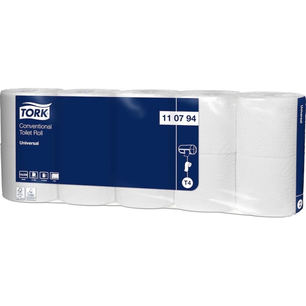 P.T.BASIC UNIVERSAL TOILET ROLL (10ROL) #110794