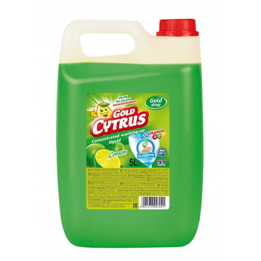 PŁYN DO NACZYŃ GOLD CITRUS 5L