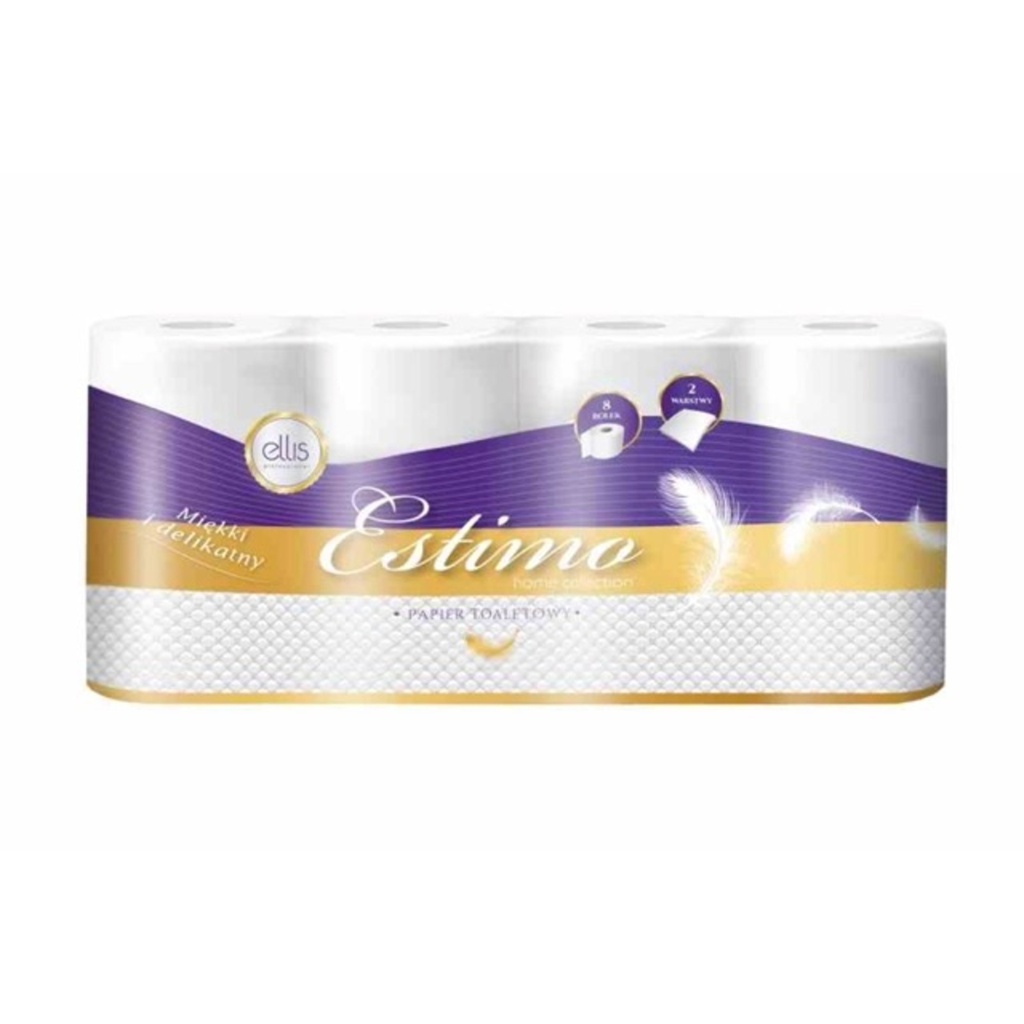PAPIER TOALETOWY ESTIMO A'8 (8 ROL) #3018