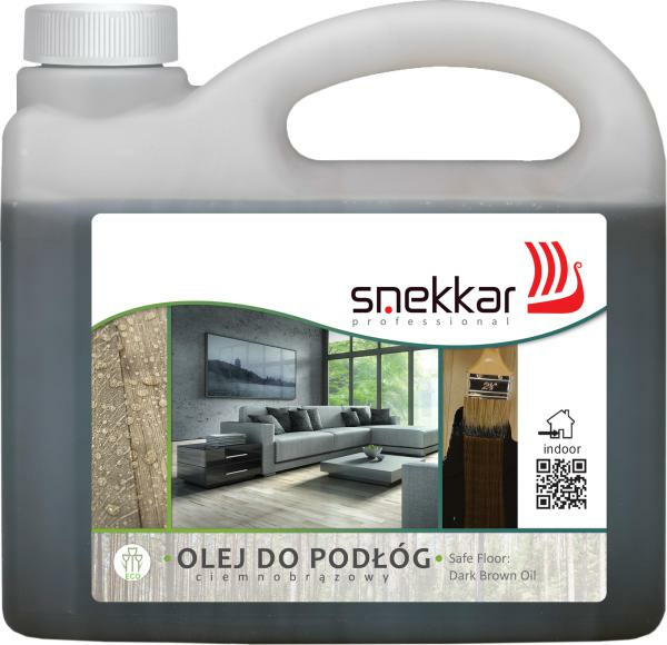 SNEKKAR OLEJ DO PODŁÓG CIEMNYBRĄZ 2,5L#2211012/P