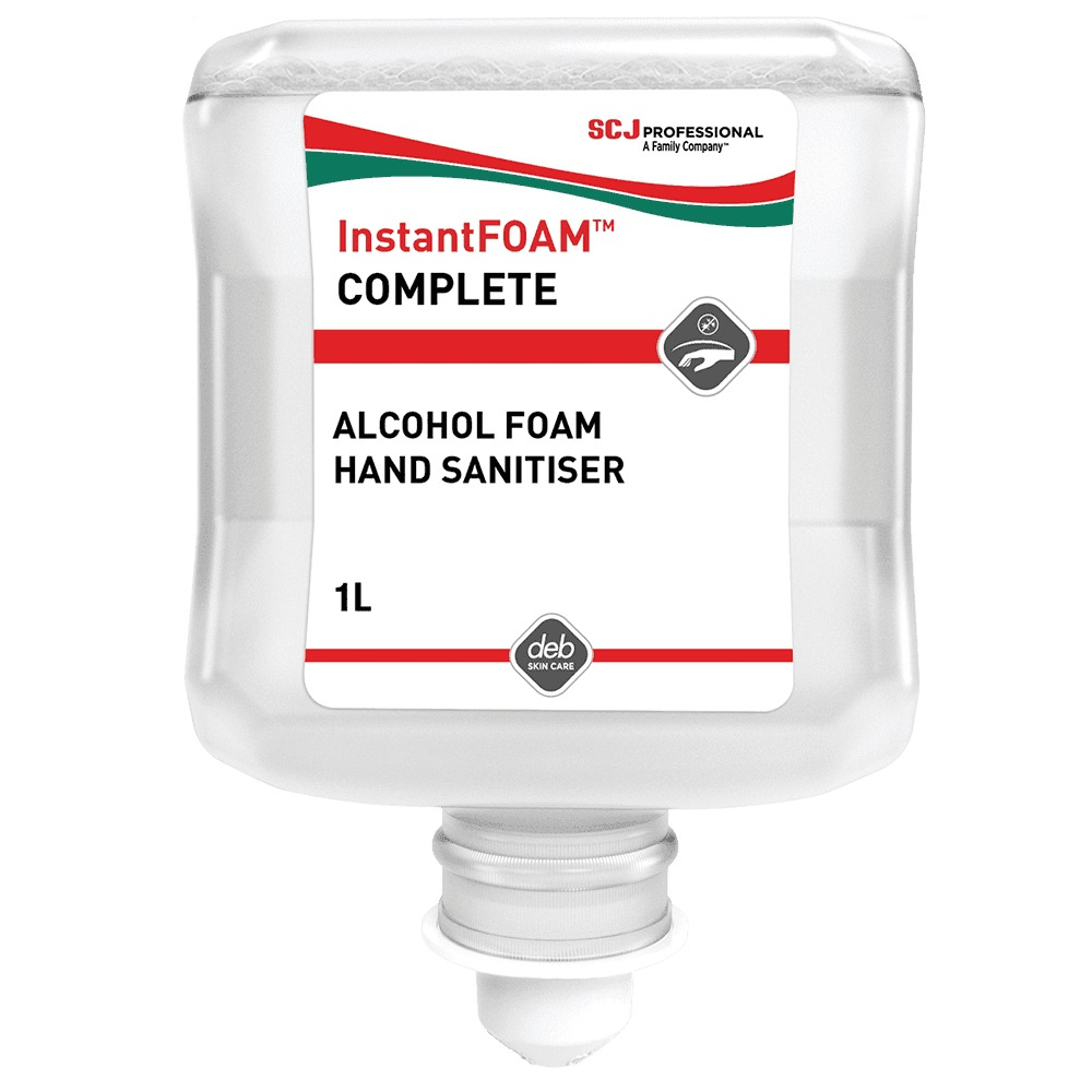 SCJ INSTANT FOAM COMPLETE 1L PIANOWY ŚRODEK DO DEZYNFEKCJI RĄK WKŁAD MANUAL #IFS1000ML