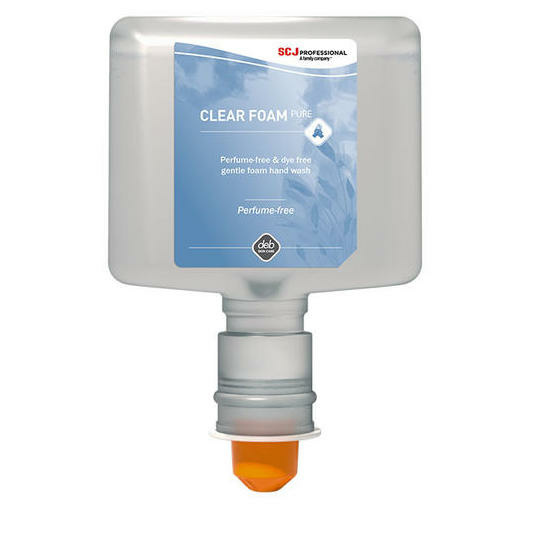SCJ CLEAR FOAM 1,2L MYDŁO W PIANIE BEZ ZAPACHU I BARWNIKÓW TOUCH FREE #CLR12LTF