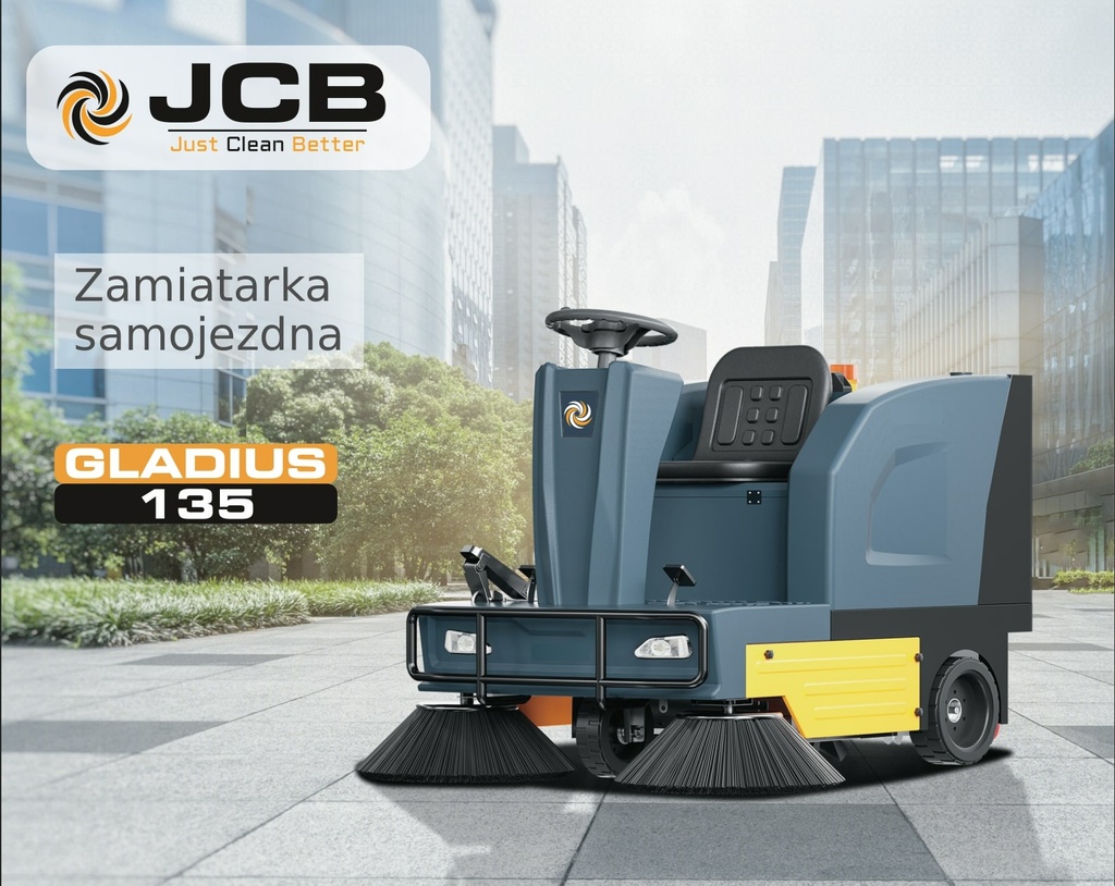 JCB GLADIUS 135 - ZAMIATARKA SAMOJEZDNA