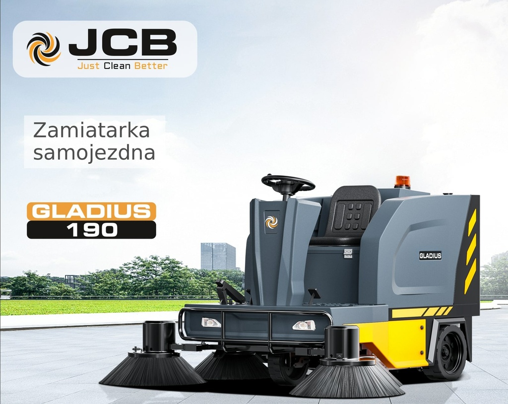 JCB GLADIUS 190 - ZAMIATARKA SAMOJEZDNA
