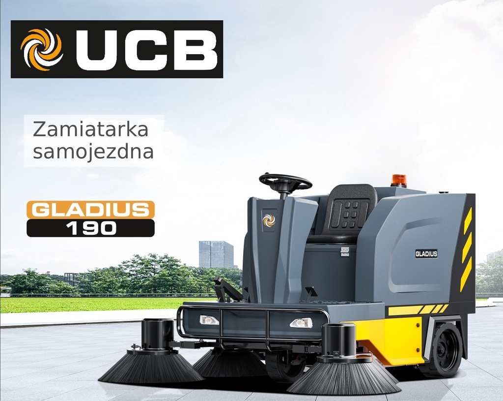 UCB GLADIUS 190 - Zamiatarka samojezdna