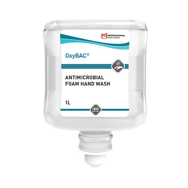 SCJ ANTYBAKTERYJNA PIANKA DO MYCIA RĄK OXYBAC FOAM WASH 1L #OXY1LFR