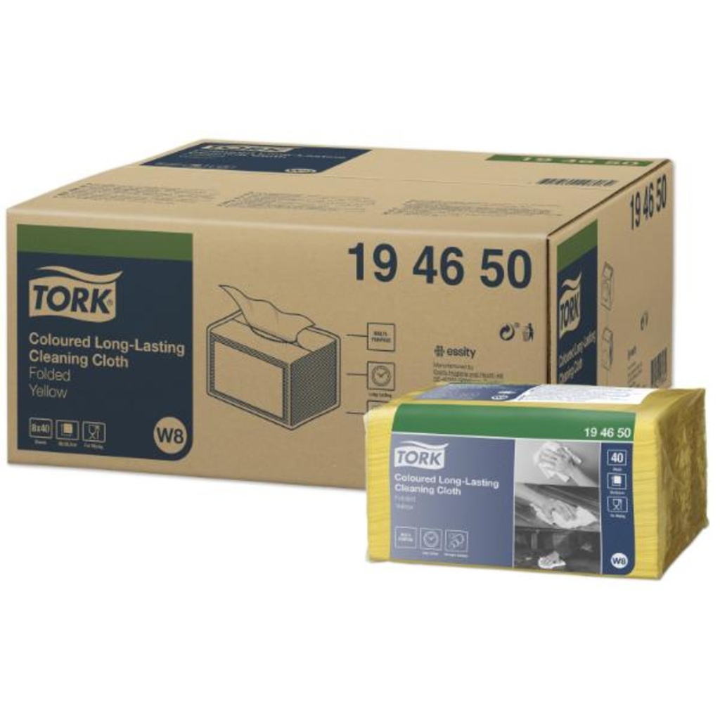 TORK PREMIUM SPEC CLOTH YELLOW (40LIST) #194650 