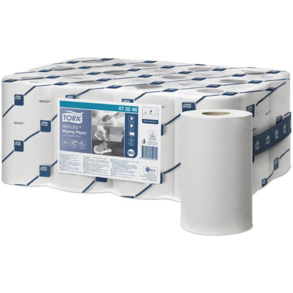 TORK REFLEX WIPES MINI 1W 120M (12 ROL) #473246