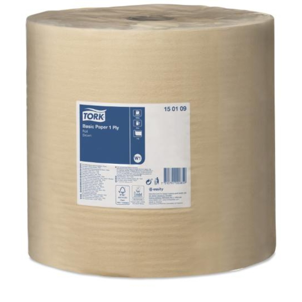 TORK UNIVERSAL WIPER 310 BROWN ROLL #150109