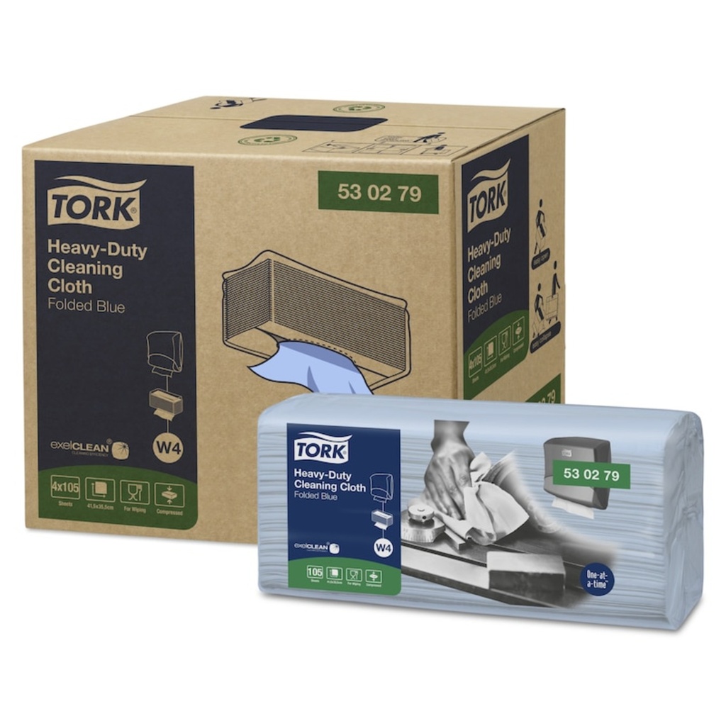 TORK PREM MULTIP. CLOTH 530 BLUE (420/4) #530279