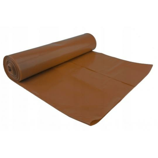 WORKI LDPE 120L BRĄZOWE (25 SZT)