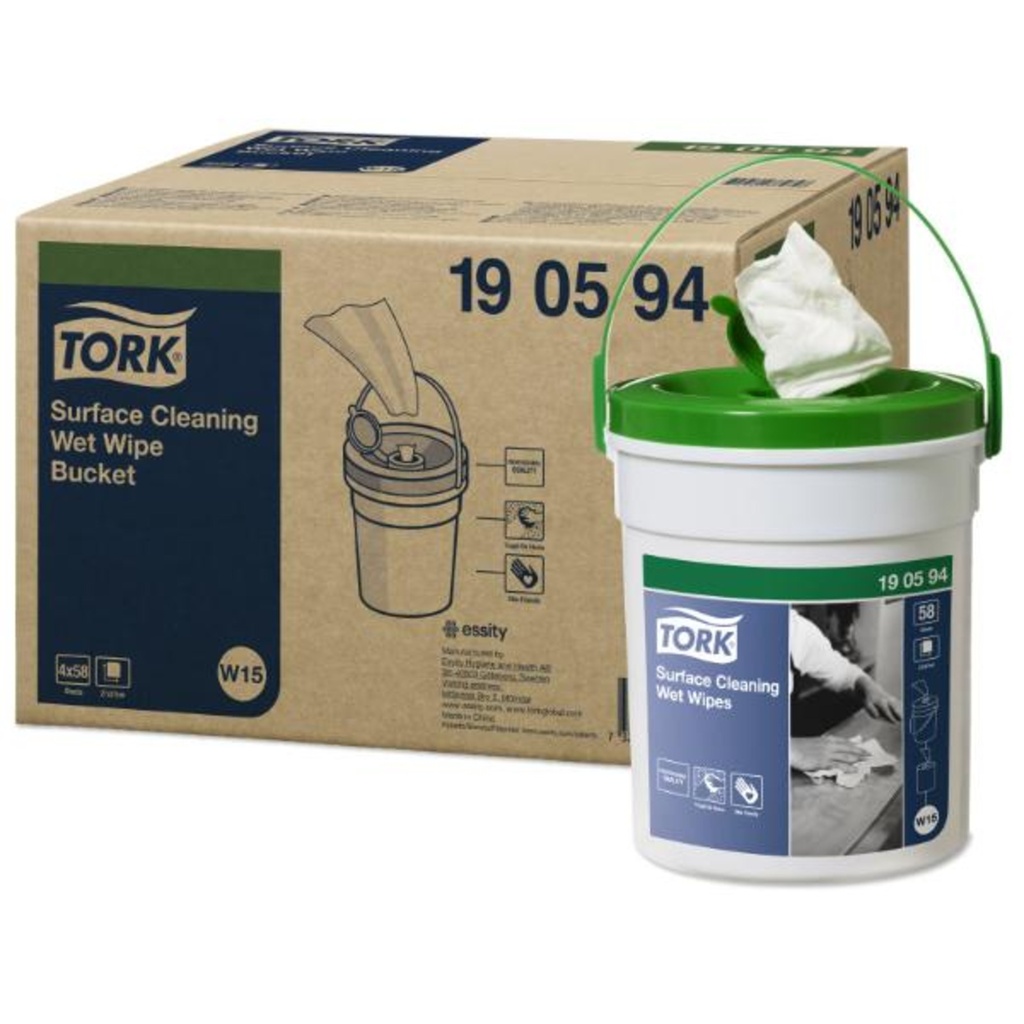 TORK PREM WET WIPE CLEANING (58 LIST) #190594 