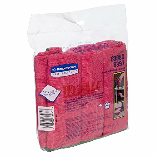 WYPALL MICROFIBER 40X40 CZERWONY #8397-SZT