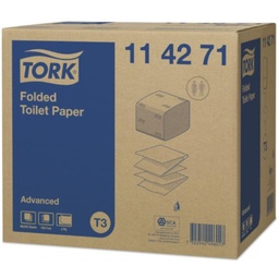 [7554] TORK ADV TOILET PAPER FOLDED (36 BIND) #114271