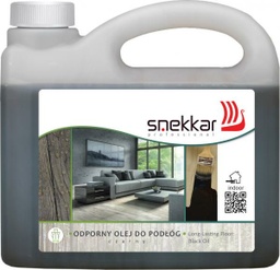 [8060] SNEKKAR ODPORNY OLEJ DO PODŁ.CZARNY 2,5L#2310712