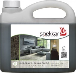 [8069] Snekkar Odporny olej do podłóg: Czarny dąb 2,5 L